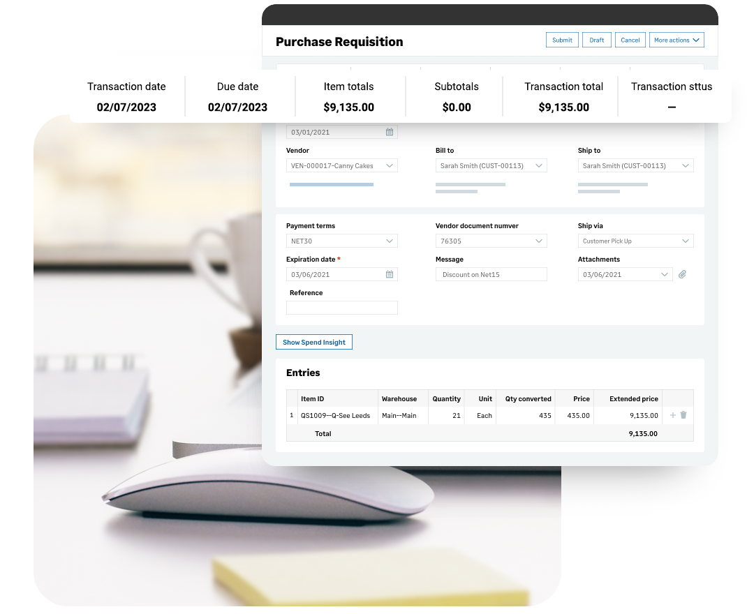Faster, smarter purchasing