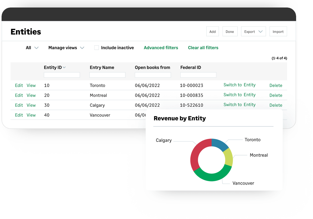 Professional services software to manage multiple entities and accelerate global consolidations